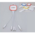 5 In 1 USB Date Cable With LED Light